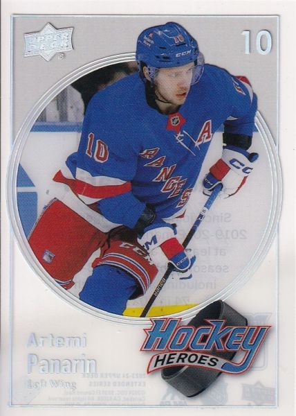 insert karta ARTEMI PANARIN 23-24 Extended Hockey Heroes číslo HH-40